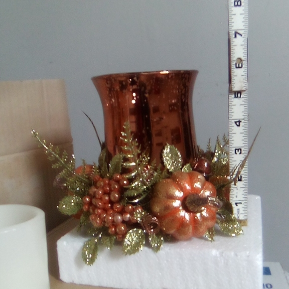 Sparkling Fall Themed Centerpiece Arrangement BNIB - Picture 7 of 14